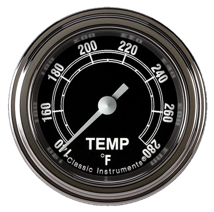 Traditional 2 ? Full Sweep Water Temp Includes ? Temp Sender