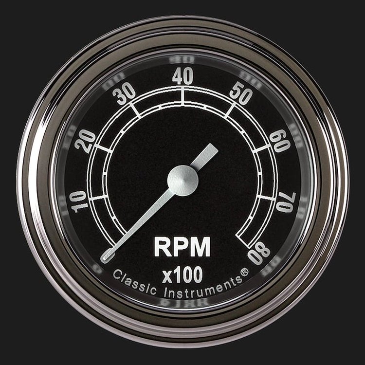 TRADITIONAL 2 TACHOMETER FULL SWEEP