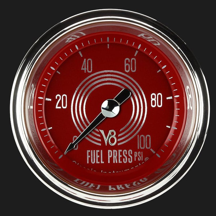 V8 RED STEEL 2 FUEL PRES 100psi ELEC FULL SWEEP