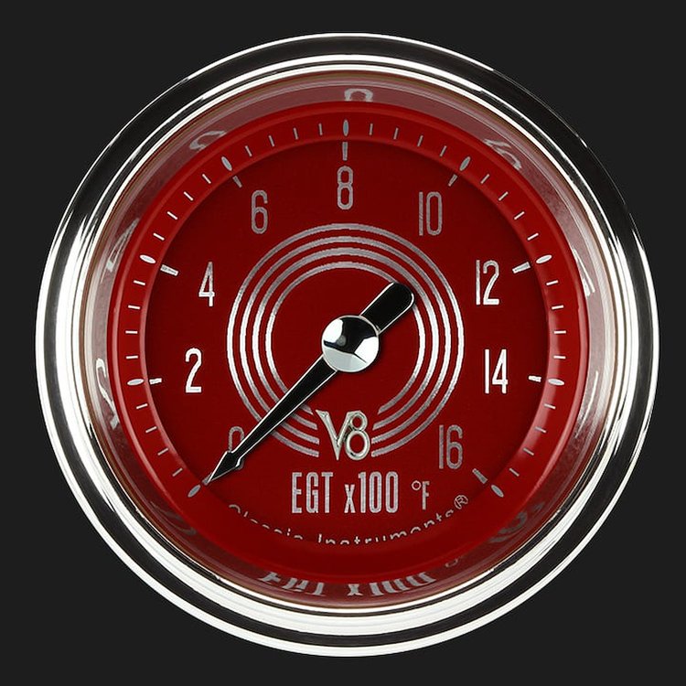 V8RS198SLC V8 Red Steelie 2in. Pyrometer Fs