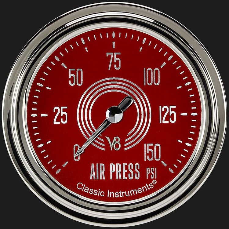 V8 RED ST 2 5/8IN AIR PRE