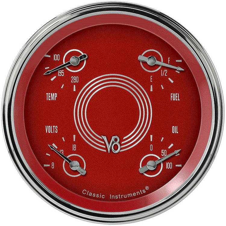 V8 RED STEELIE 5 QUAD