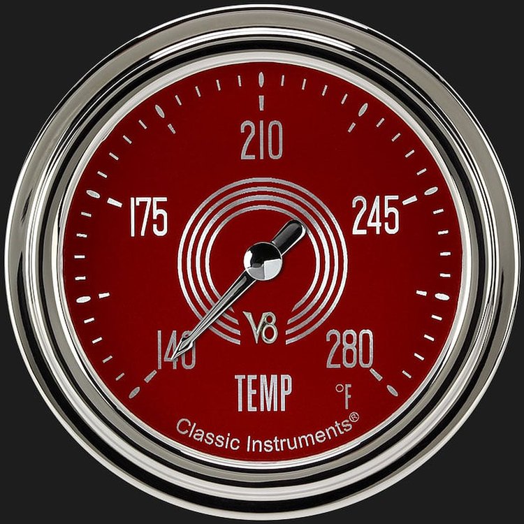 V8 RED STEEL 2 5/8 IN WAT