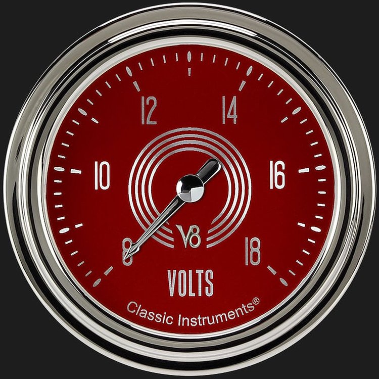 V8 RED STEEL 2 5/8IN VOLT