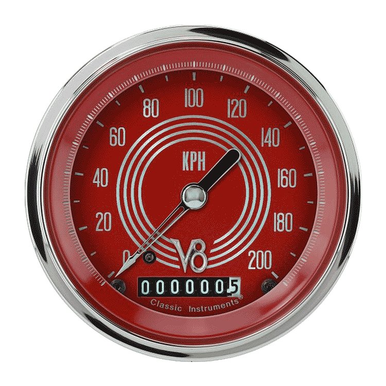 V8 RD STEELIE 3 SPEEDO 20