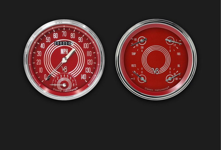 V8 RED STEELIE 5 SPEEDTAC
