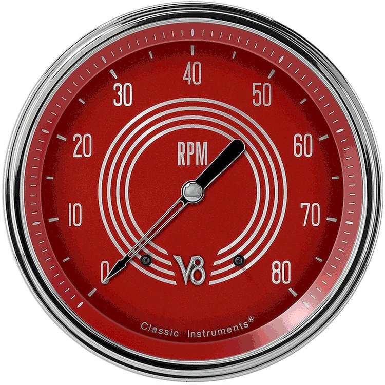V8 RED STEELIE 5 TACH 800