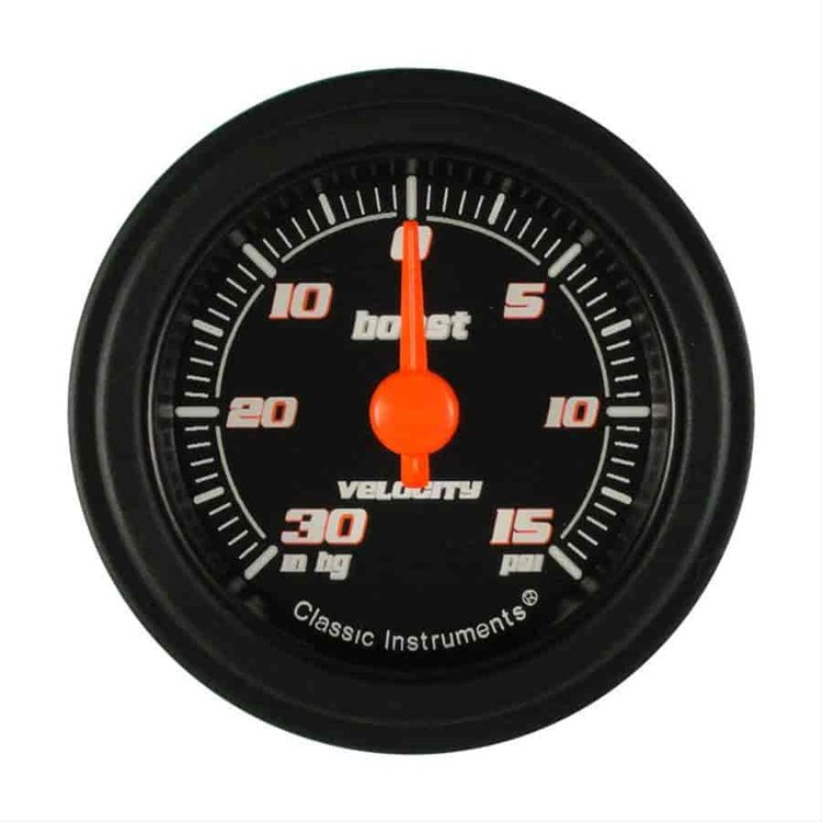 Boost Gauge Velocity Black Style