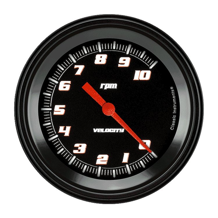 Velocity Black Series Tachometer 3-3/8" Electrical