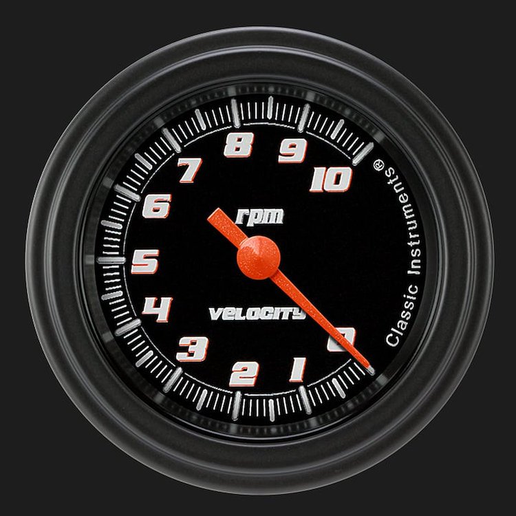 VELOCITY BLACK 2 TACHOMETER FULL SWEEP