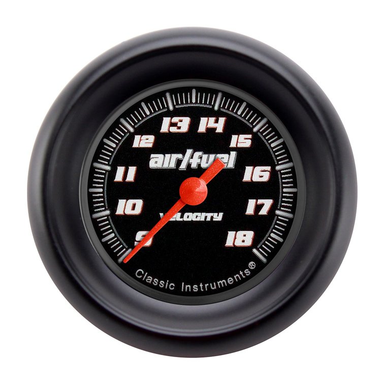 VS194BBPF Velocity Black 2 1/8in. Air Fuel Ratio Gauge