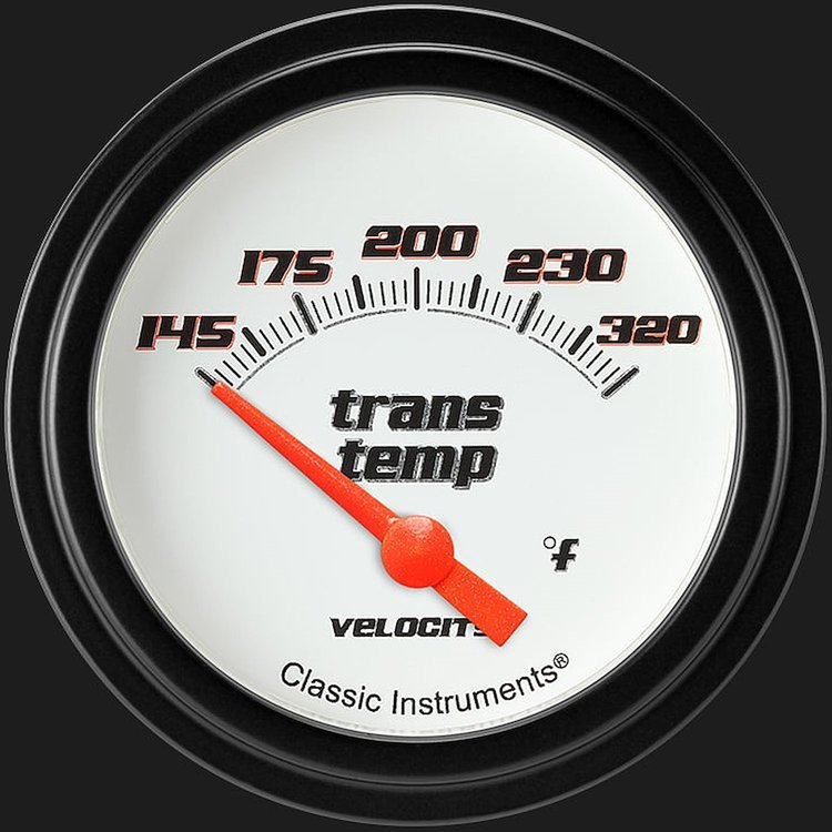 Velocity White w/ Black Bezel 2 ? Trans Temp. Short Sweep