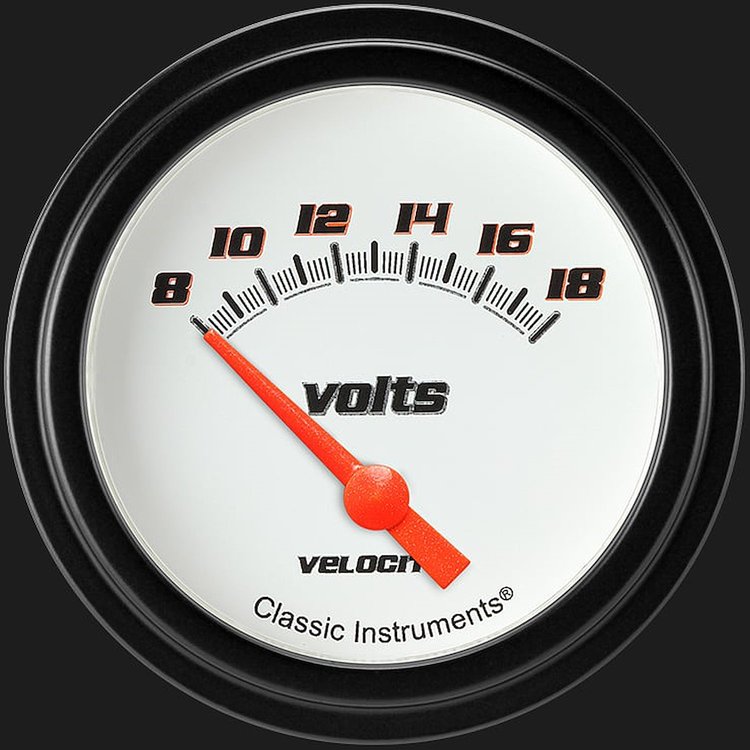 Velocity White w/ Black Bezel 2 ? Volt Short Sweep