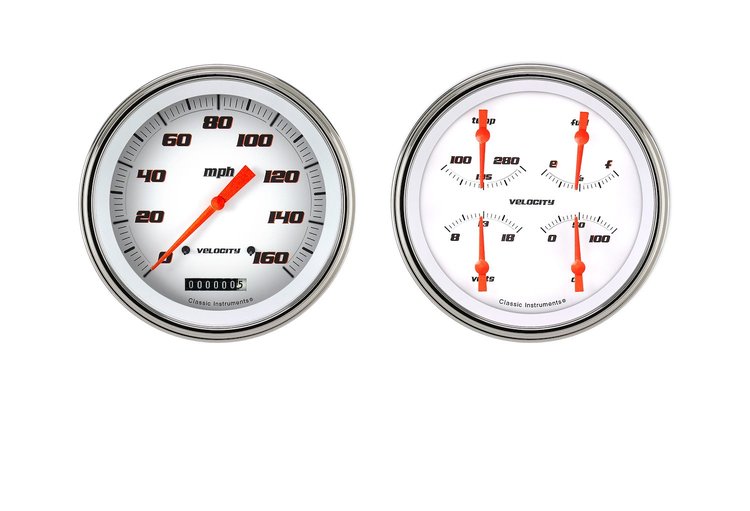 VELOCITY WHITE SPEEDO / Q