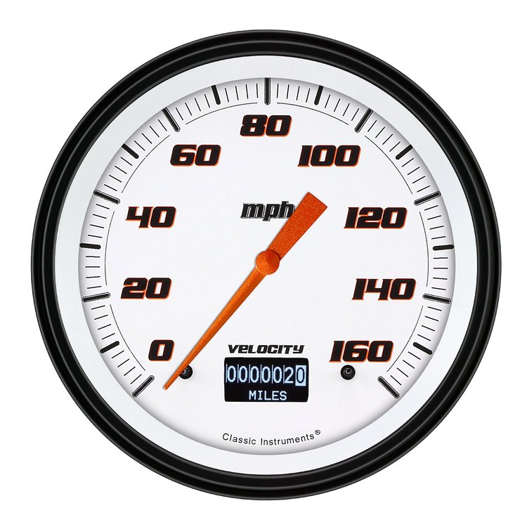 VELO WHITE 5IN SPEEDO W/