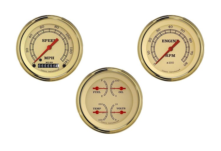 VINTAGE 3 SPEEDO/QUAD/TAC