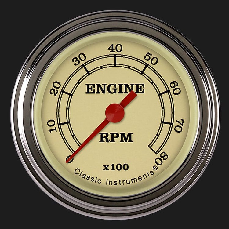 VINTAGE 2 TACHOMETER FULL SWEEP