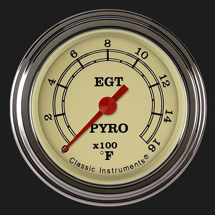 VINTAGE 2IN PYROMETER FU