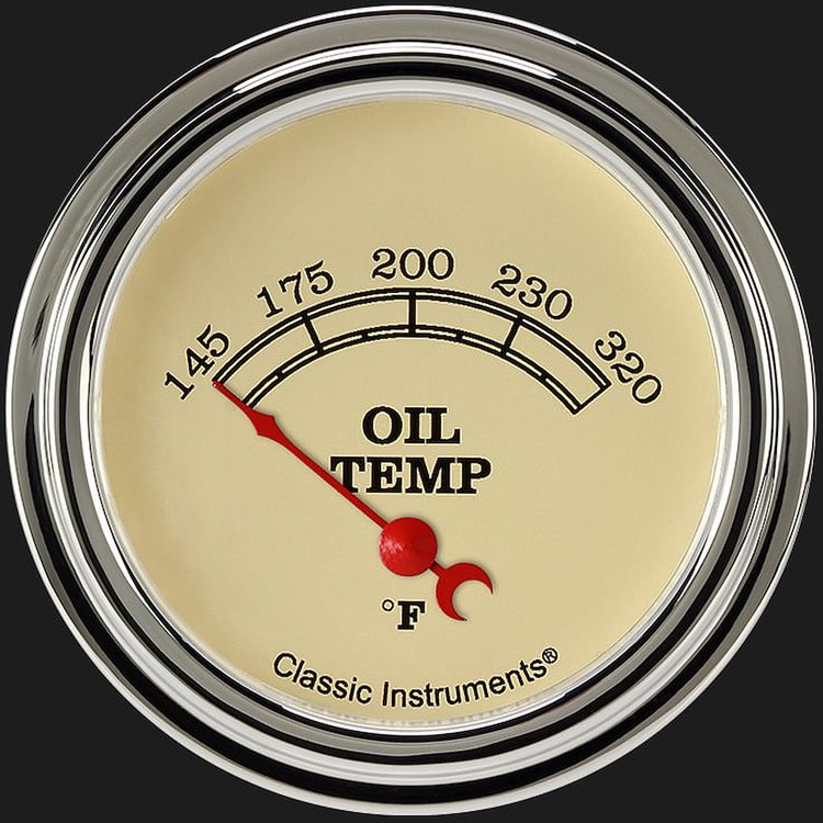 VINTAGE 2 5/8IN OIL TEMP