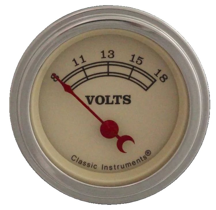 Vintage Series Voltmeter 2-1/8" Electrical
