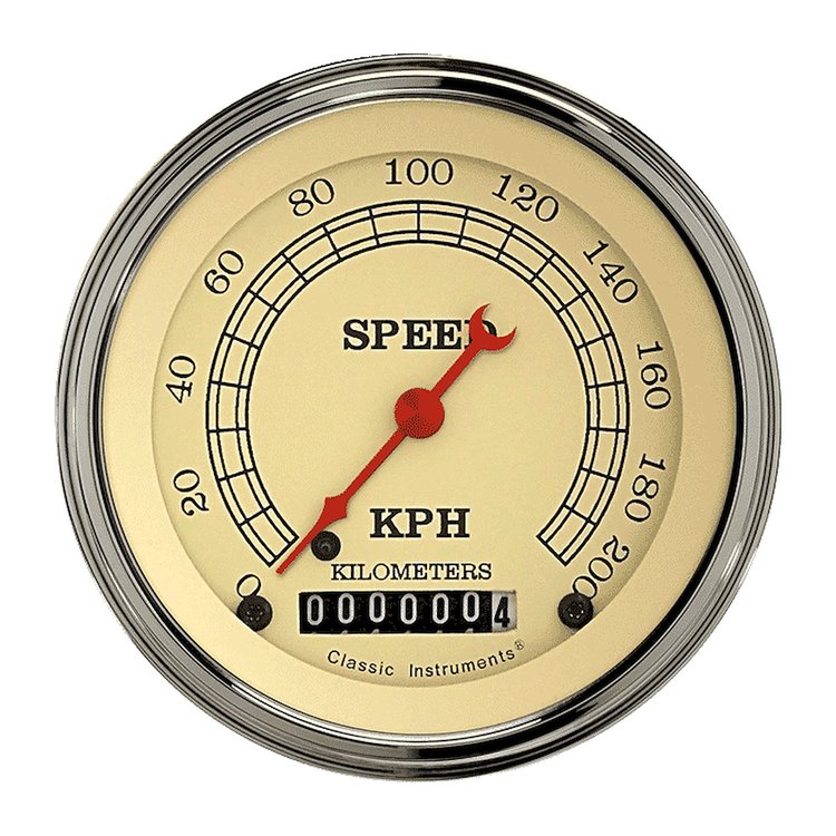 VINTAGE 3 SPEEDO 200 KPH