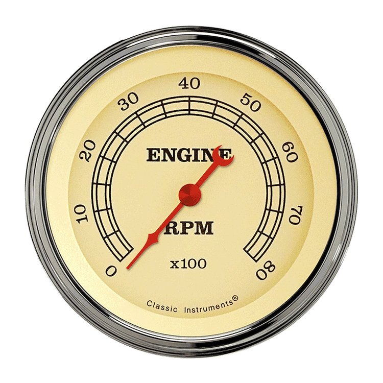 VINTAGE 3 TACH 8000 RPM