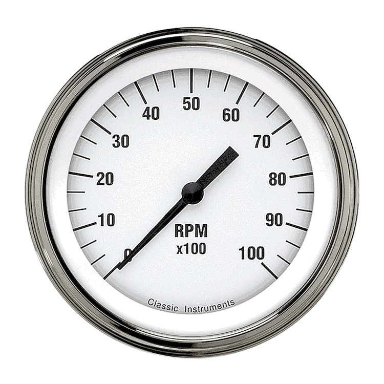 White Hot Series Tachometer 3-3/8" Electrical