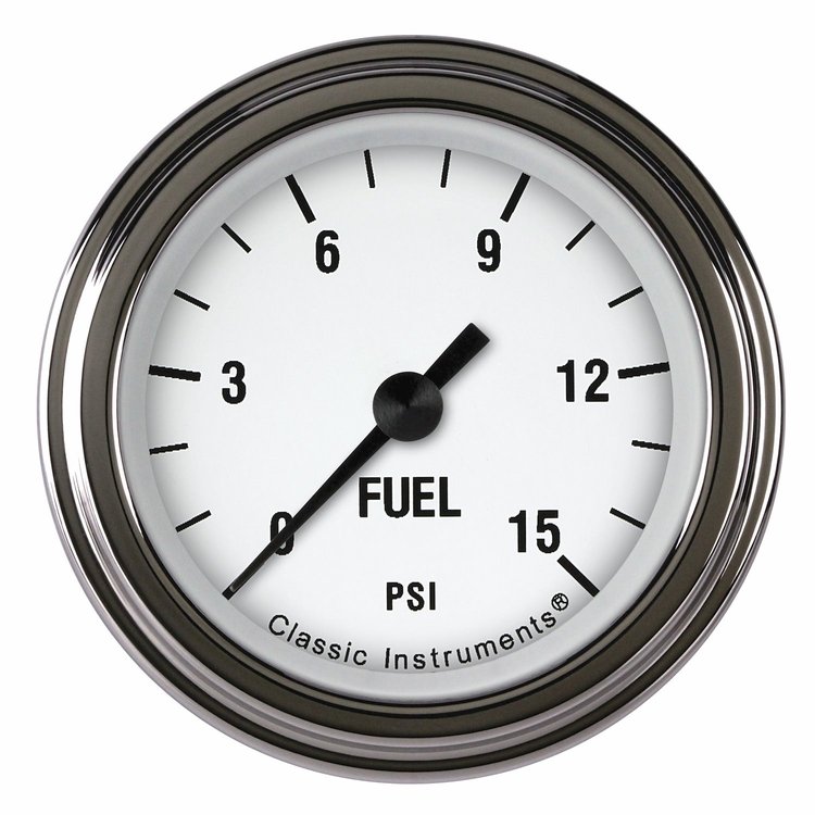 WHITE HOT 2 FUEL PRS 15psi ELECTR FULL SWEEP
