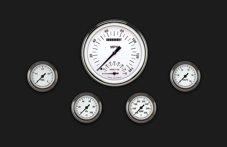 WH165SLF White Hot Five Gauge Set 165