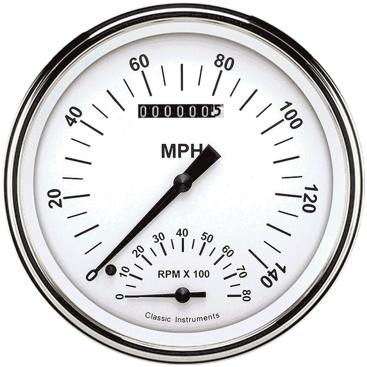 WHITE HOT 5 SPEEDTACHULAR