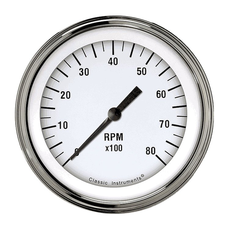 White Hot Series Tachometer 3-3/8" Electrical