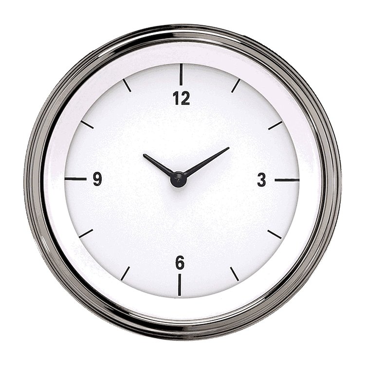 WHITE HOT 3 CLOCK W RESET