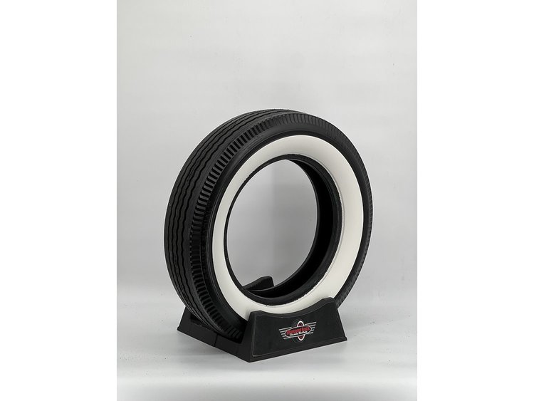 1000R15AD400 Auburn Deluxe All-Season Radial Tire 1000R15 [Whitewall Sidewall]
