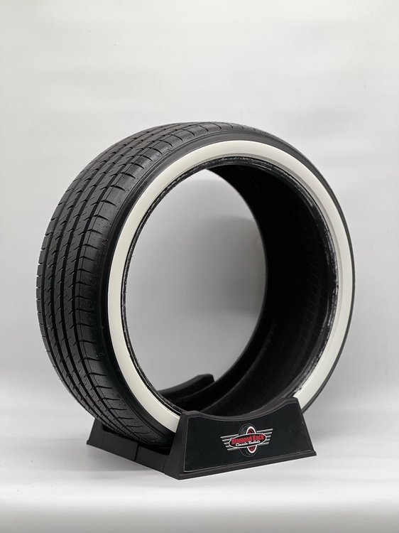 24359HTR100 Diamond Back Z5 Summer Radial Tire 245/35ZR19 [Whitewall Sidewall]