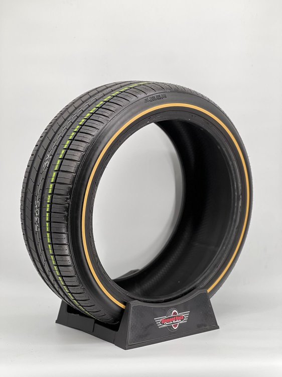 25400FKGL Diamond Back FKV Summer Radial Tire 255/40ZR20 [Goldline Sidewall]
