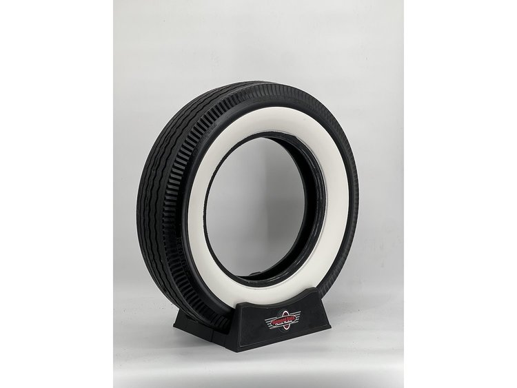 600R16AD275 Auburn Deluxe All-Season Radial Tire 600R16 [Whitewall Sidewall]