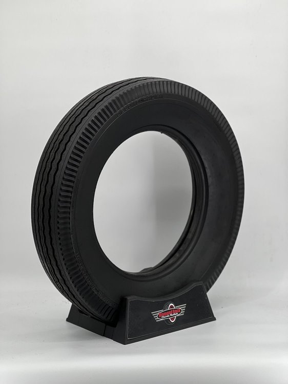 600R16ADBW Auburn Deluxe All-Season Radial Tire 600R16 [Blackwall Sidewall]