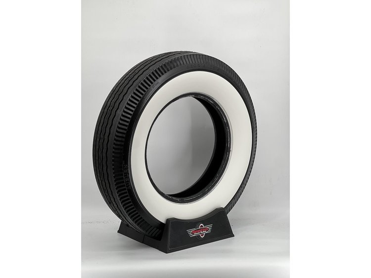 650R16AD350 Auburn Deluxe All-Season Radial Tire 650R16 [Whitewall Sidewall]