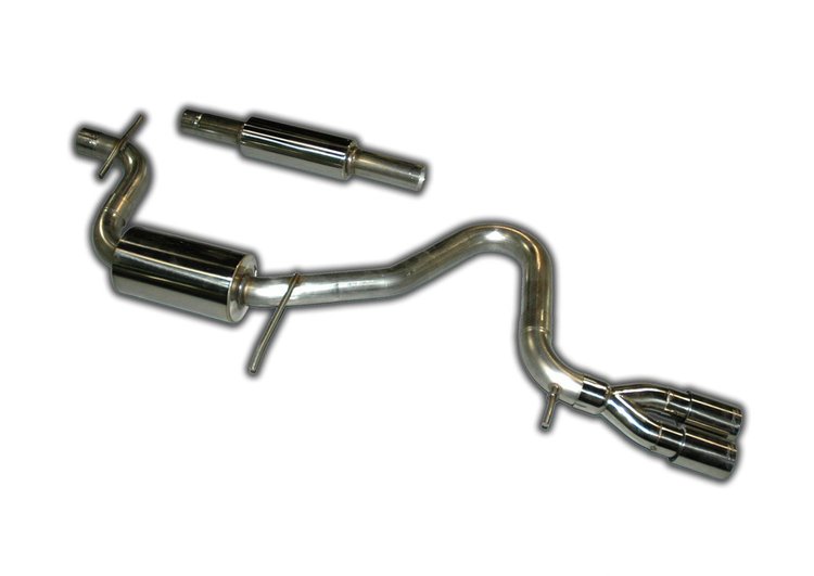 Performance Cat-back Exhaust for Golf / Rabbit 2.5L - Chrome Tips
