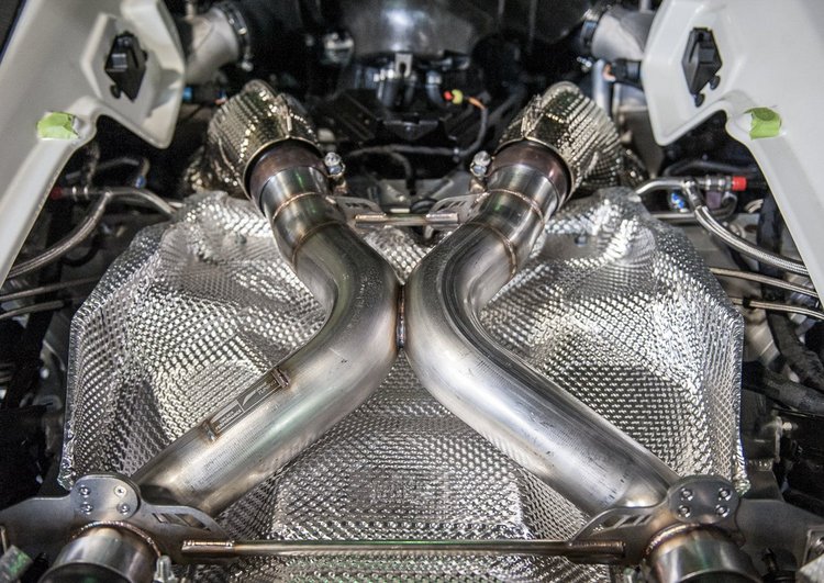 Performance Exhaust for McLaren 650S - Machined Tips