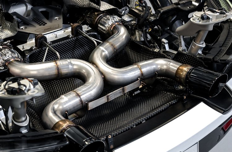 Performance Exhaust for McLaren 720S - Diamond Black Tips
