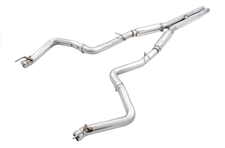 Track Edition Exhaust for 15+ Challenger 6.4 / 6.2 SC - Stock Tips