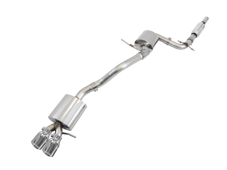 Touring Edition Exhausts for MK5 Jetta, MK6 Sportwagen 2.5L - Chrome Silver Tips
