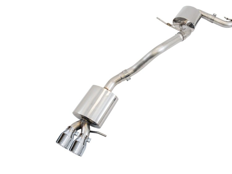 Touring Edition Exhaust for MK6 Jetta 1.4T - Chrome Silver Tips