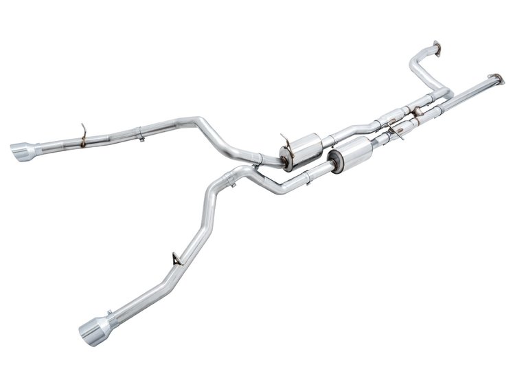 0FG Catback Exhaust for RAM TRX - Chrome Silver Tips