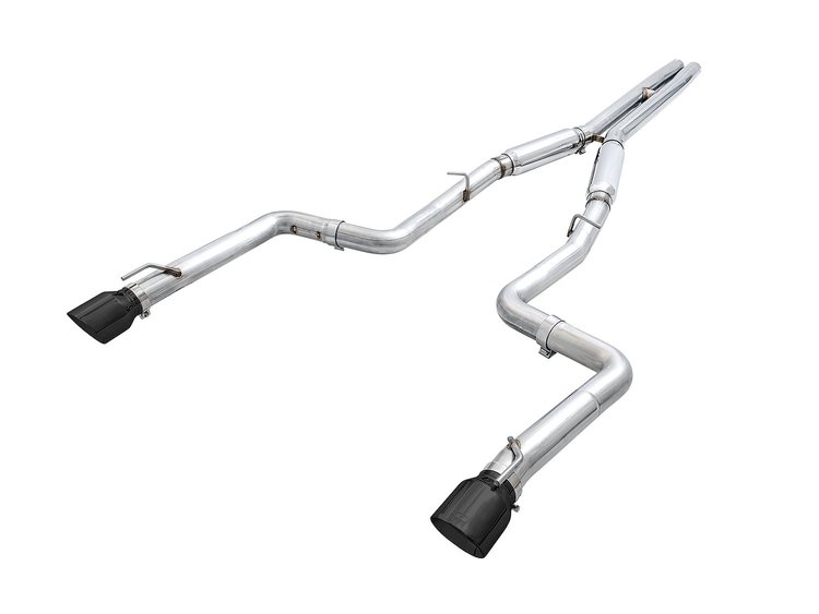 AWE Track Edition Exhaust for 17+ Charger 5.7 - Diamond Black Tips