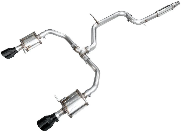 3015-33275 Touring Edition Cat-Back Exhaust System Diamond Black Tips Fits Select Volkswagen Jetta GLI Mk7.5