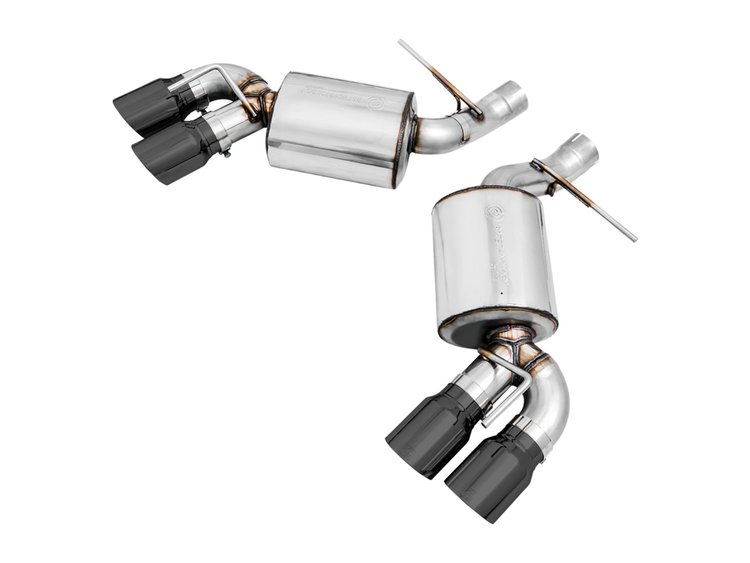 AWE Touring Edition Axle-back Exhaust for Gen6 Camaro SS / ZL1 - Diamond Black Tips (Quad Outlet)