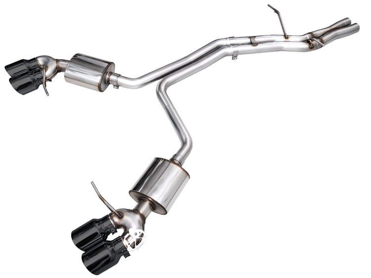 3015-43951 Touring Edition Cat-Back Exhaust System for 2019-2021 Porsche Macan 3.0T/2.9TT [Diamond Black Tips]