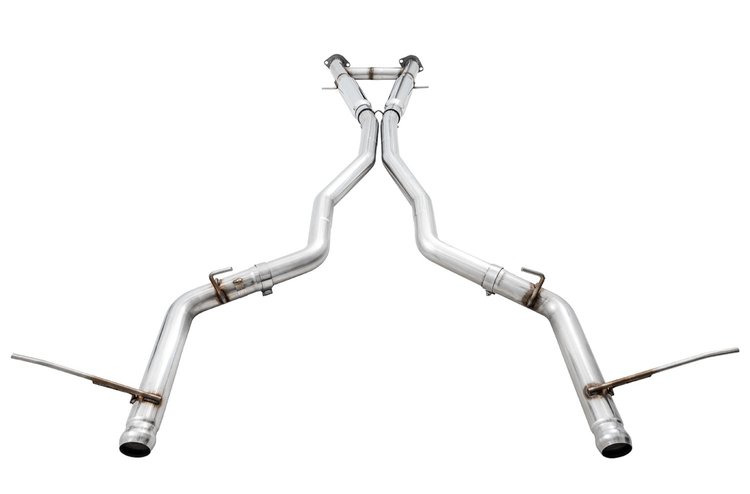 AWE Track Edition Exhaust for Jeep Grand Cherokee SRT and Trackhawk - for use with stock tips